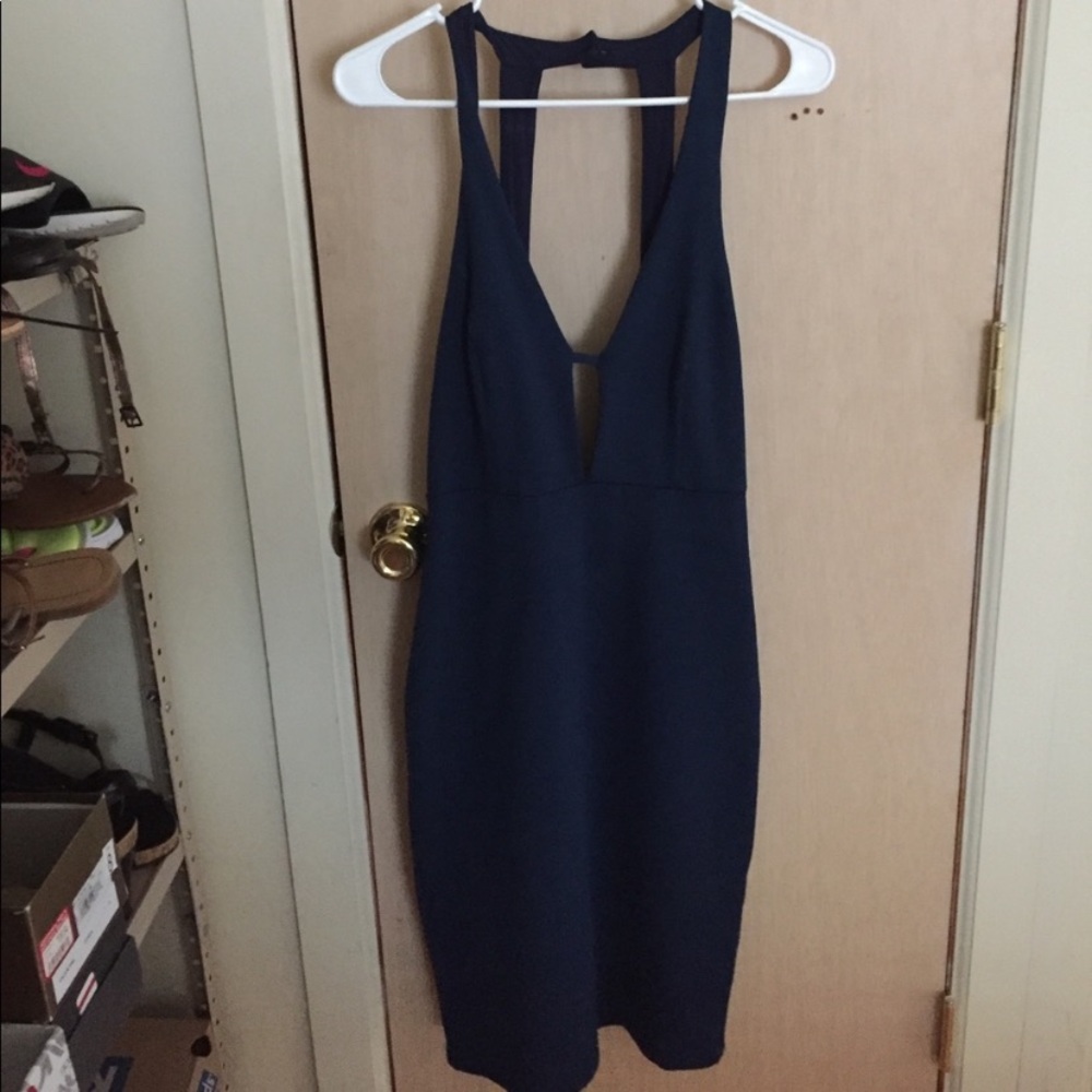 Sexy v cut dress